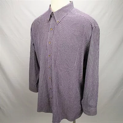Harbor Bay Button Down Long Sleeve Dress Shirt Mens 3XL Casual Clothing Apparel • $20