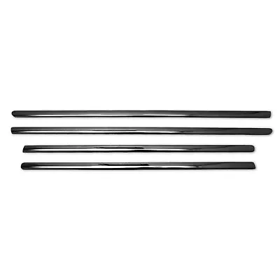 For Mercedes ML W164 2006-2011 Dark Chrome Window Sill Overlay Cover Trim Steel • $84.99