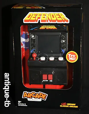 Defender Arcade Classics Retro Mini Tabletop Game Midway #17 New 2018 Basic Fun  • $14.99