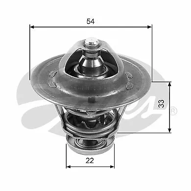 GATES TH22285G1 Thermostat Coolant For HONDAMAZDAOPELVAUXHALL • $42.96