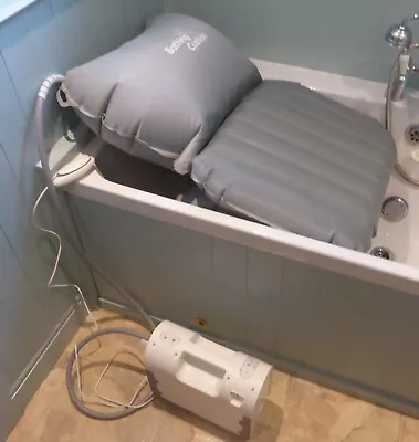 Mangar Bathing Cushion With Airflo12 Compressor Charger Remote & Spare Battery • £275