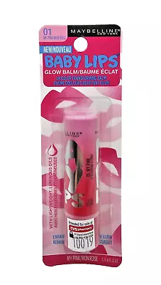 Maybelline New York Baby Lips 01 My Pink Glow Balm 2061197 New & Sealed • $7.14