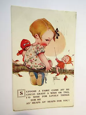 Suppose A Fairy - Old Mabel Lucie Attwell / Humorous / Child Postcard • £2.13