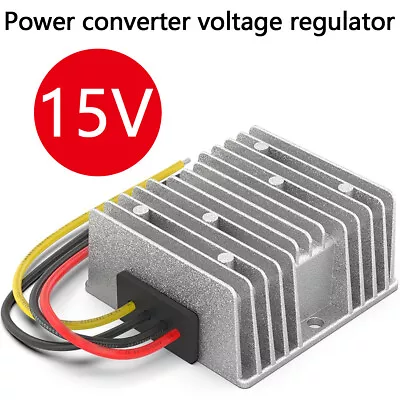 Car Power Supply Converter Regulator DC12V To 15V 15A Step-Up Voltage↑ • $26.89