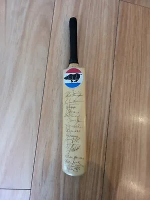 $300 • Buy Hand Signed Mini Cricket Bat From 87/88 NZ Tour Of Australia 