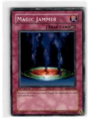 Yu-Gi-Oh! Magic Jammer Common SDS-EN034 Damaged 1st Edition • $1.94