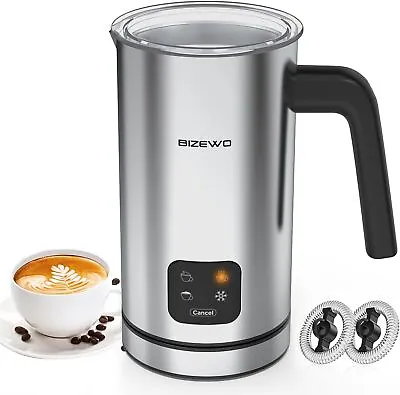 Milk Coffee Frother Electric Warm And Cold Milk Foamer Automatic Milk Warmer • $32.99