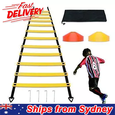 6M Agility Speed Ladder Sport Training Ladder Soccer Basketball Fitness Trainer • $16.79