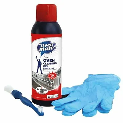 £9.99 • Buy Oven Mate Cleaning Gel Kit Deep Clean Paint On Brush On Cleaner Cooker Oven 0629