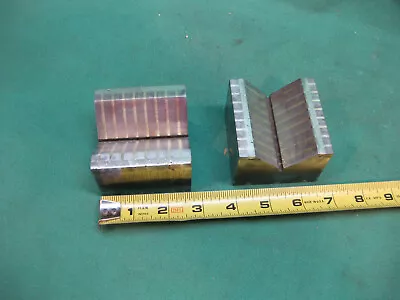 $19.95 • Buy Two Machinist 2 3/4  X 2 3/4  X 1 7/8  Transfer Magnetic V Block