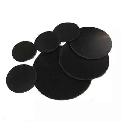 £3.99 • Buy Neoprene Round Rubber Pads Disc Sheet - 5 Pack - Various Thicknesses & Sizes