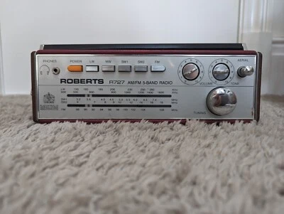 £19.99 • Buy Roberts R727 5-bands AM/FM Vintage Radio Fully Working With Batteries