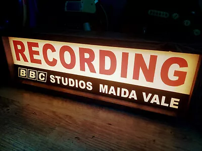 BBC Recording Studio Light - Recording Lightbox - Recording Light Up Sign • £65