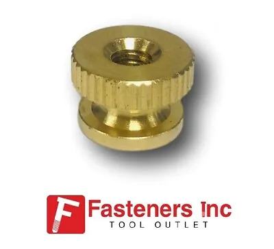 Solid Brass Knurled Thumb Nuts - All Sizes & Quantities • $7.99
