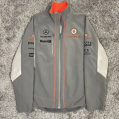 Vodafone McLaren Jacket Mens Large Gray Full Zip Formula 1 F1 Racing Team • $115