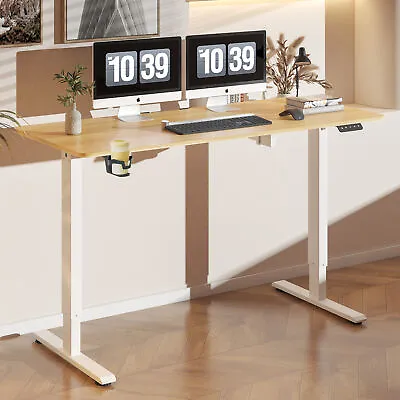 43 /55 /63  Home Office Electric Standing Desk Height Adjustable Computer Desk • $139.99
