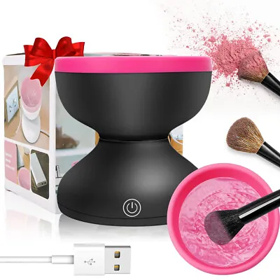 Electric Makeup Brush Cleaner Automatic Spin Cosmetic Brushes USB For Women New • $16.59