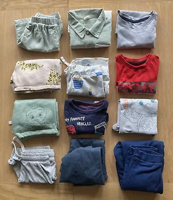 Boy Clothes Bundle Size 2-3 Years -DKNY-ZARA-H&M-Etc 12 Items Nice Outfits • £5.99