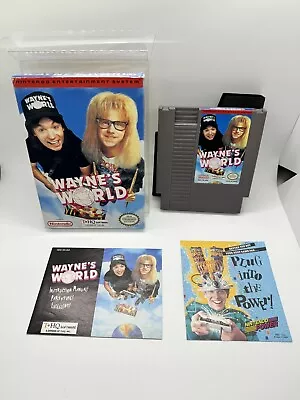 Wayne's World Nintendo NES Complete CIB Near Mint Cart & Manual Rare!!! • $999.99