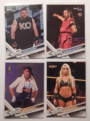 2017 Topps WWE Then Now Forever 💥YOU PICK💥 Base Insert RC Wrestling Card • $1