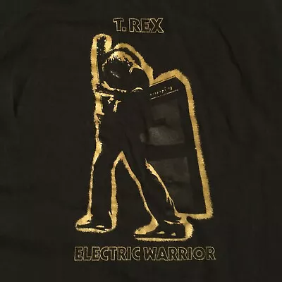 T Rex Electric Warrior Black T-Shirt XL Gildan Ultra Cotton • $54.08