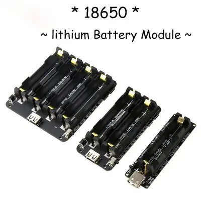 18650 Lithium Battery Micro USB Mobile Power Battery Holder Charger Board Module • £60.11