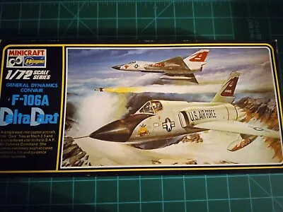 1/72 054 Minicraft Hasegawa Convair F-106A Delta Dart Nose Art Decals Rare • $15