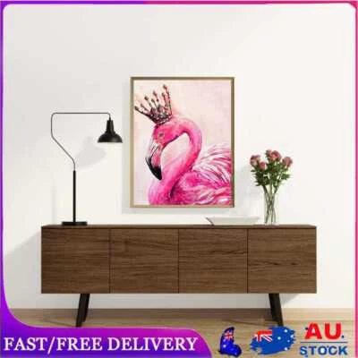 $11.30 • Buy 5D DIY Diamond Painting Kits Full Round Drill Flamingo Mosaic Resin Art Picture