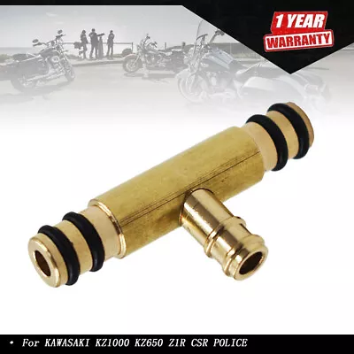 $7.74 • Buy Carburetor Carb Fuel Tee For Kawasaki Kz1000 Kz650 Z1r Csr Police