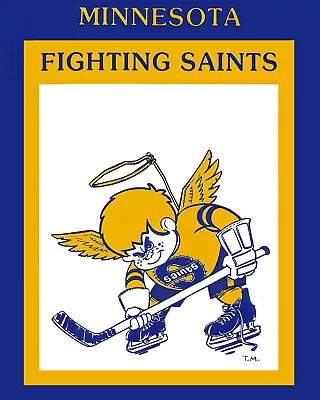 WHA Minnesota Fighting Saints Logo Wall Art Poster 8x10 Color Photo • $6.99