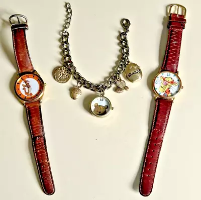 Disney Winnie-the-Pooh Vintage And Tigger  Watch Lot Of 3 • $75