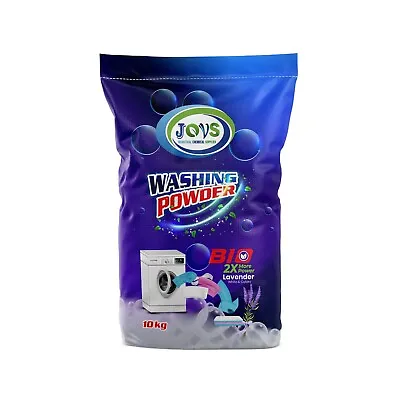 JOVS Bio Washing Powder 10kg Laundry Detergent Cleans Tough Stains Bulk Size • £17.55