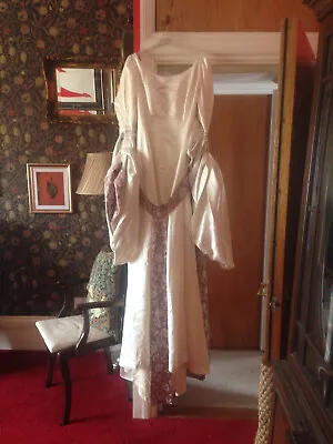 Bespoke Wedding Dress - Medieval Style - Size 12 Used • £350