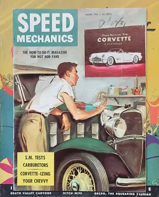 $22.98 • Buy 1954 HOT ROD Custom MAG Vtg CHEVY 235 6 Corvette-izing Hop Up How To Steering
