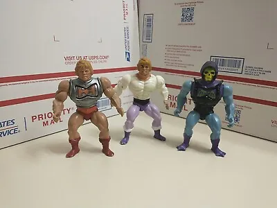 Battle Armor He-Man Skeletor Prince Adam 1983 Masters Of The Universe Lot Heman • $29.75