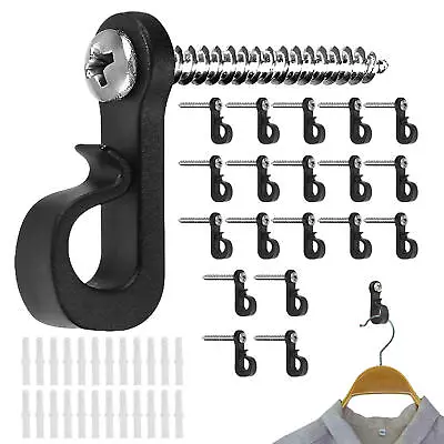 20pcs Q-Hangers Safety Screw Hooks Kit For Christmas Patio String Light Outdoor • £8.95