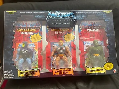 Masters Of The Universe BNIB MOTU COMMEMORATIVE SERIES II 5 COLLECTOR FIGURES  • $359