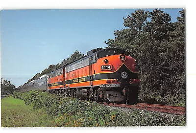 Cape Cod Massachusetts MA Vintage Postcard Cape Cod Railroad Train #1114 • $5.98