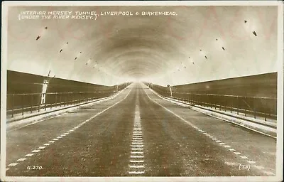 Mersey Tunnel Liverpool & Birkenhead 1934 Real Photo Stewart Bale Valentine G270 • £5.60