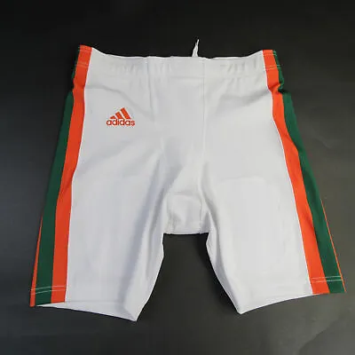 Miami Hurricanes Adidas Game Shorts Men's White/Orange New • $19.60