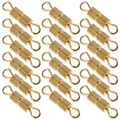 20pcs Double Lobster Clasp Extender Gold Plated Necklace Bracelet Connectors-XL • £7.28