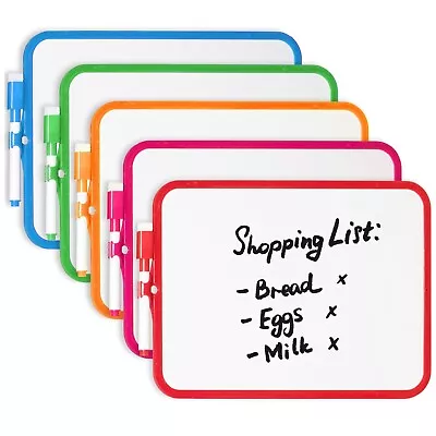 A4 Mini Kids Whiteboard Plastic Frame Double Side (18.5cm X 27.5cm) • £34.99