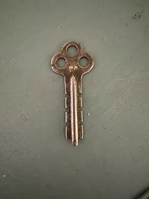 Vintage Skeleton Key - 3-Hole Bow - Padlock/Trunk - Eagle Lock Co - EPA12 • $15