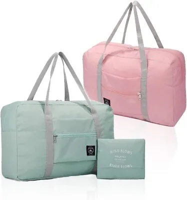 Lightweight Foldable Holdall Duffle Baby Nappy Changing Bag Mommy Shoulder Bags • £5.99