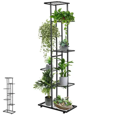 126CM Plant Stand Pot Flower Bed Shelf Storage Rack Holder Garden Outdoor Indoor • £19.99