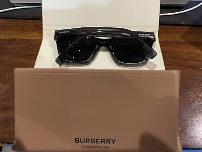 Burberry Mens Black Sunglasses New Collection In The Box  • $230