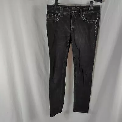 Miss Me Jeans Womens Black  Low Rise Skinny Js540852  Size 30 • $28.97