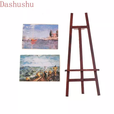 3PC Dollhouse 1:12 Scale Miniature Easel Drawing Board Paintings Set Accessories • $7.99