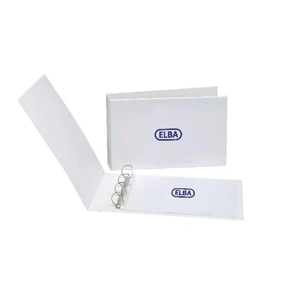 Elba Panorama White A3 Landscape 30mm 4 D-Ring Presentation Binder (Pack Of 2) 4 • £45.67