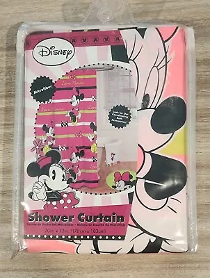 $18.40 • Buy Jay Franco Disney Minnie Mouse Shower Curtain 100% Polyester 70 X 72  New